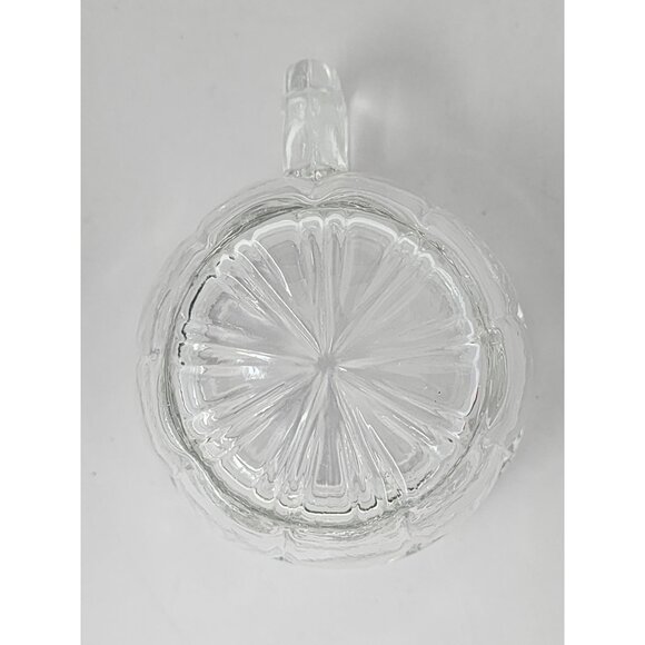 Vintage Glass Punch Bowl Miss Matched Cups With Intricate Patterns 3 Clear Glass - Picture 11 of 16